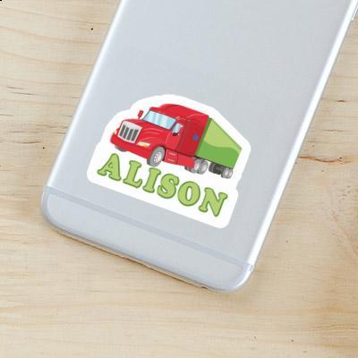 Autocollant Alison Camion Notebook Image