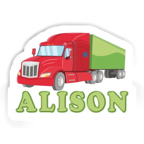 Autocollant Alison Camion Laptop Image