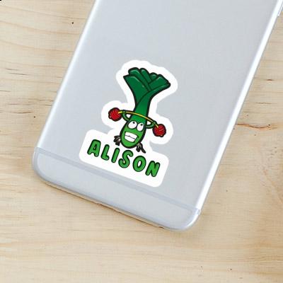 Alison Sticker Weightlifter Image