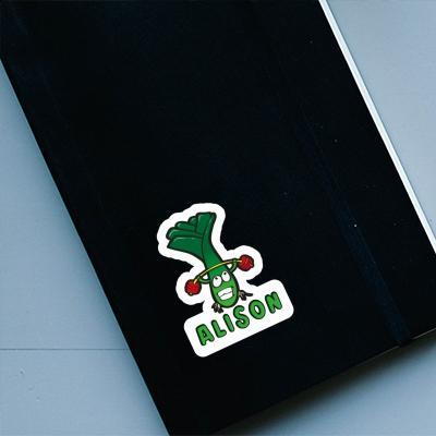 Alison Sticker Weightlifter Notebook Image