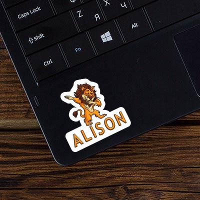 Lion Autocollant Alison Laptop Image