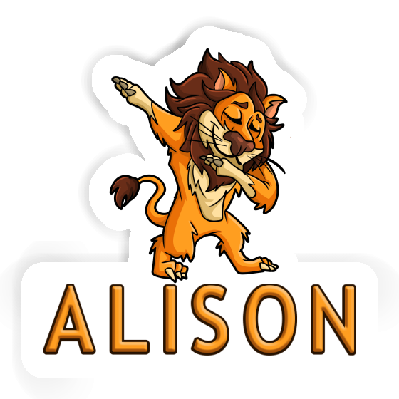 Lion Autocollant Alison Image