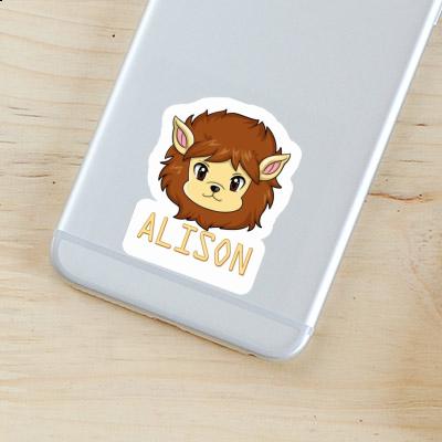 Alison Sticker Lion Notebook Image