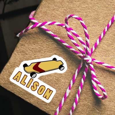 Autocollant Longboard Alison Gift package Image