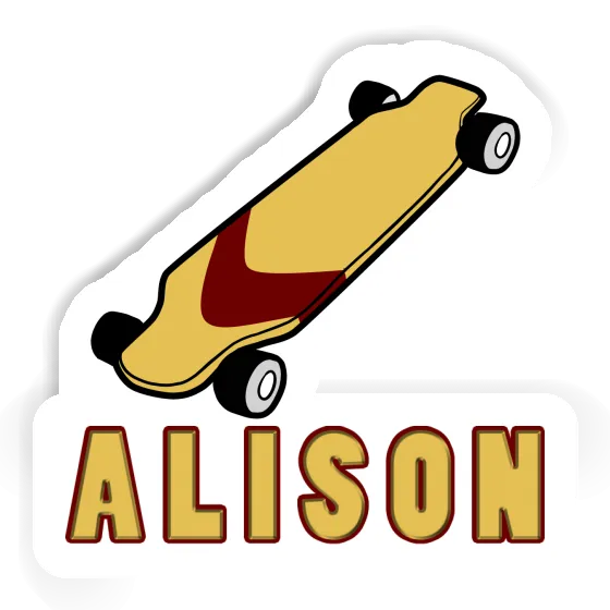 Autocollant Longboard Alison Laptop Image