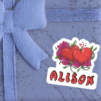 Sticker Alison Heart Gift package Image