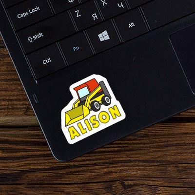 Alison Sticker Low Loader Notebook Image