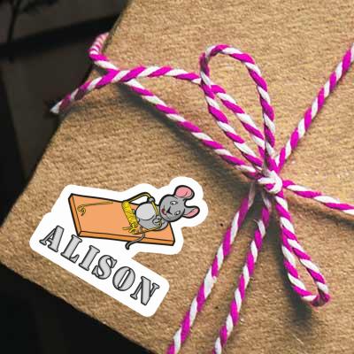 Sticker Alison Mouse Gift package Image