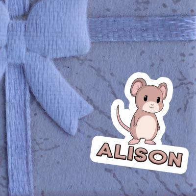 Alison Sticker Mouse Laptop Image