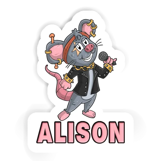 Alison Sticker Singer Laptop Image