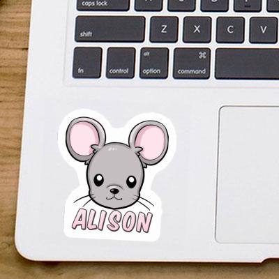 Sticker Mousehead Alison Notebook Image