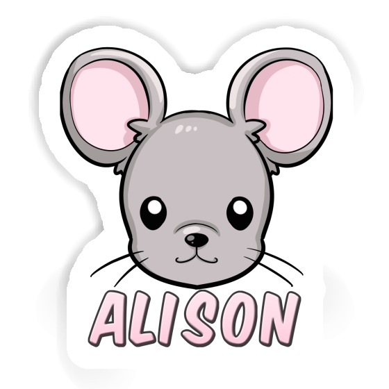 Sticker Mousehead Alison Laptop Image