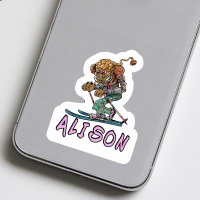 Alison Sticker Telemarker Image