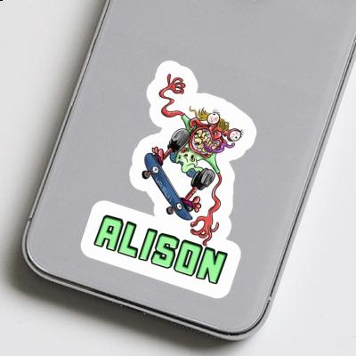 Sticker Monster Alison Notebook Image