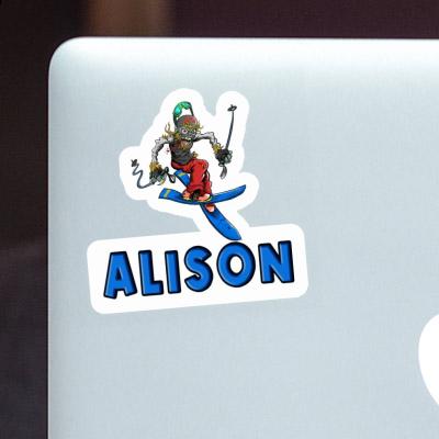 Autocollant Alison Freerider Laptop Image