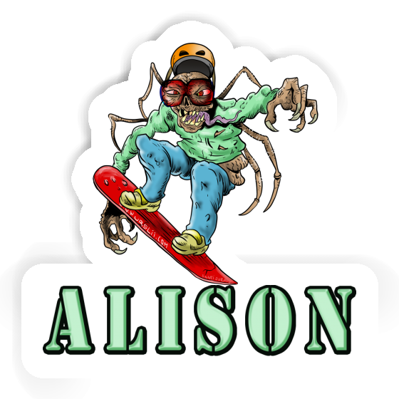 Alison Sticker Boarder Laptop Image