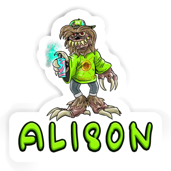 Alison Sticker Monster Image