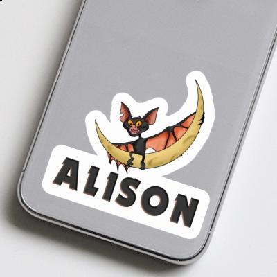 Alison Autocollant Chauve-souris Laptop Image