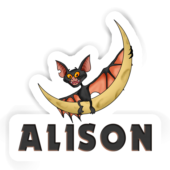 Alison Sticker Moon Notebook Image