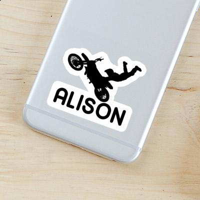 Sticker Motocross Rider Alison Image