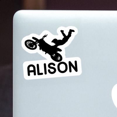 Sticker Motocross Rider Alison Gift package Image