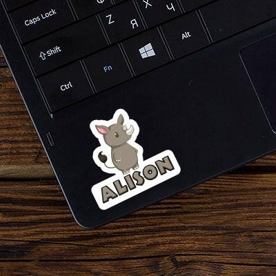 Alison Sticker Rhinoceros Gift package Image