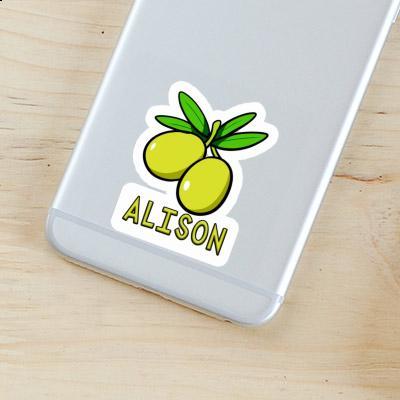 Sticker Alison Olive Notebook Image