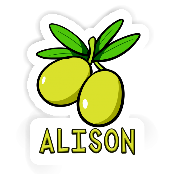 Sticker Alison Olive Gift package Image