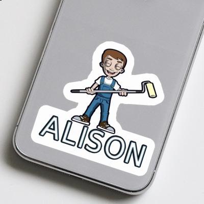 Painter Sticker Alison Notebook Image