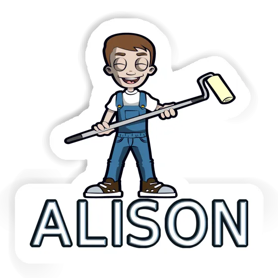 Painter Sticker Alison Laptop Image