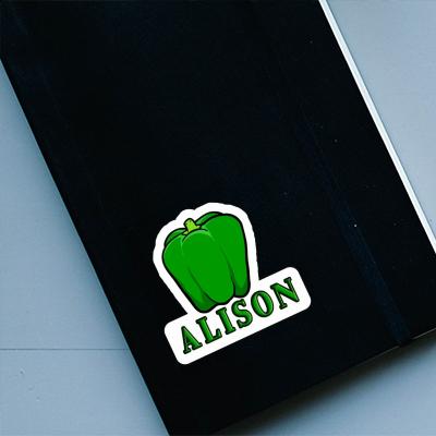 Sticker Alison Paprika Laptop Image