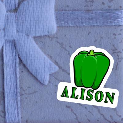 Alison Sticker Paprika Laptop Image