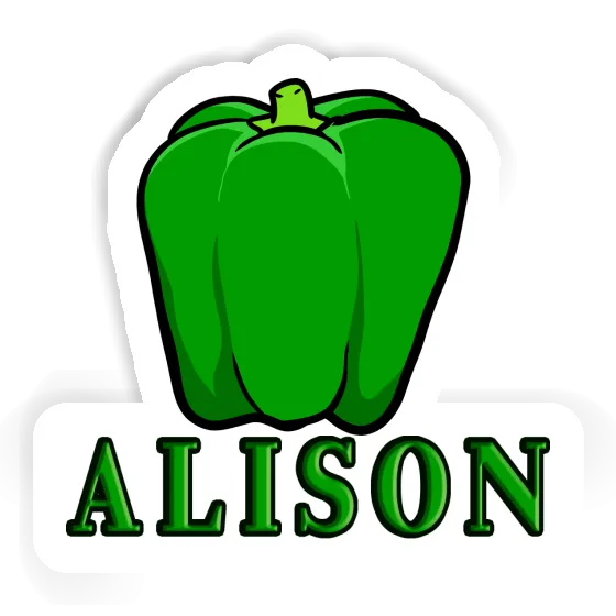 Sticker Alison Paprika Image