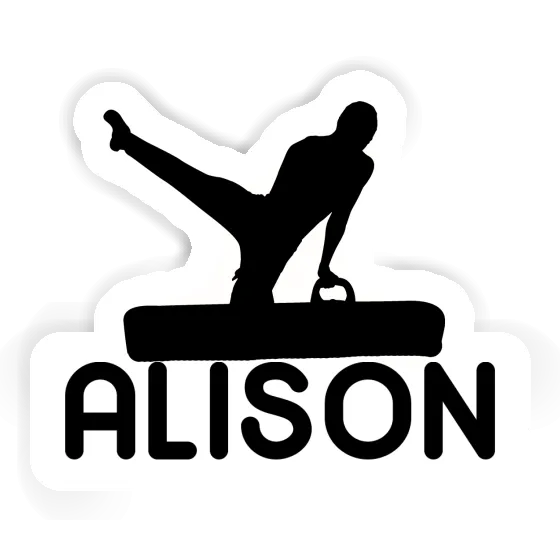 Sticker Alison Gymnast Laptop Image