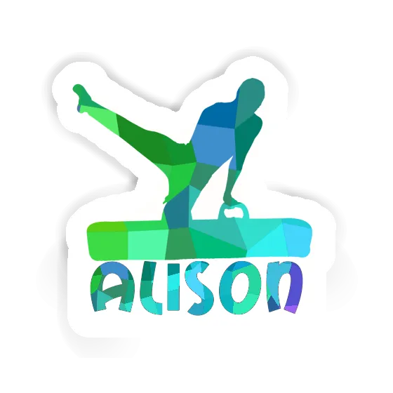 Sticker Alison Gymnast Notebook Image