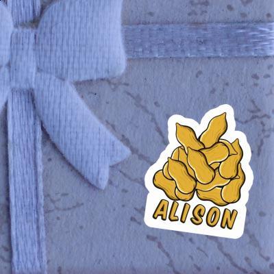 Alison Sticker Erdnuss Image