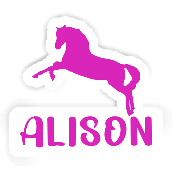 Alison Autocollant Cheval Notebook Image