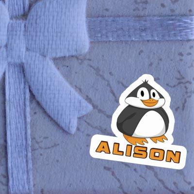 Alison Aufkleber Pinguin Image