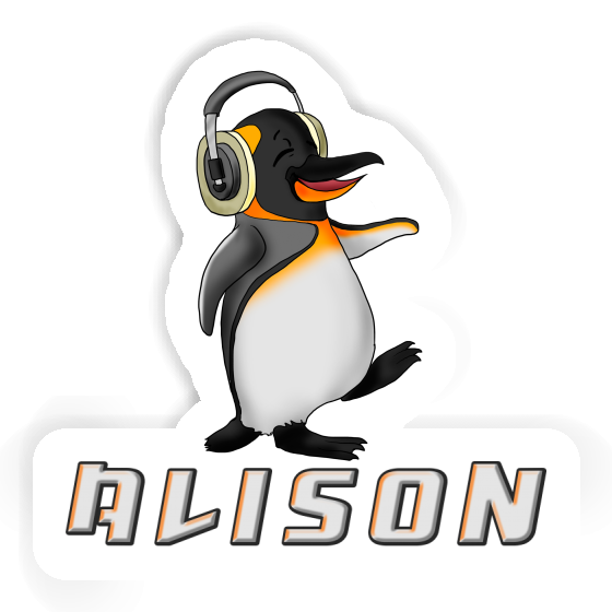 Sticker Musik-Pinguin Alison Image