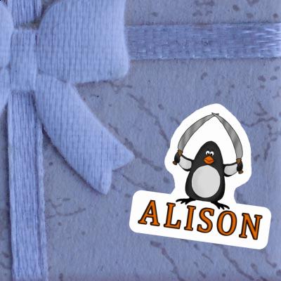 Aufkleber Alison Pinguin Notebook Image