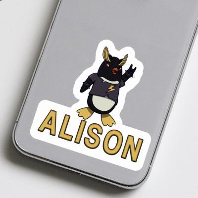 Sticker Rocking Penguin Alison Gift package Image