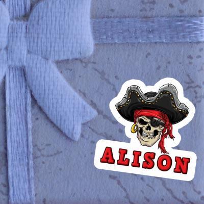 Sticker Pirate-Head Alison Gift package Image