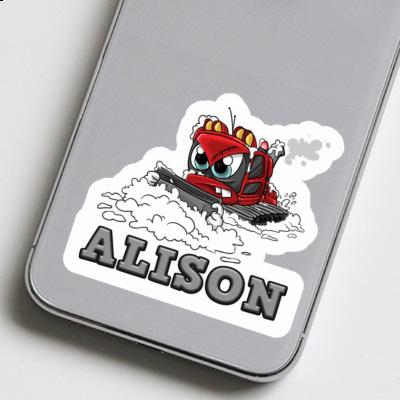 Alison Sticker Pistenraupe Image