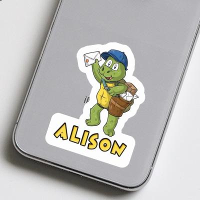 Sticker Alison Postbote Gift package Image