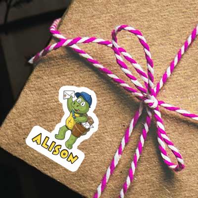 Sticker Alison Postbote Gift package Image