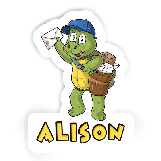 Postman Sticker Alison Gift package Image