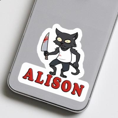 Alison Sticker Psycho Cat Gift package Image