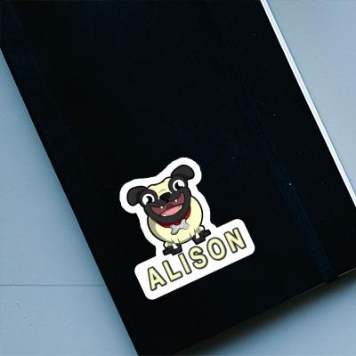 Pug Sticker Alison Gift package Image