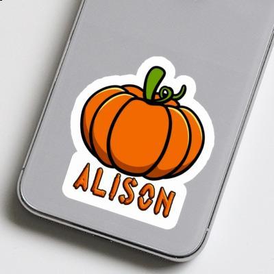 Sticker Alison Pumpkin Laptop Image