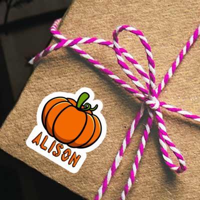 Sticker Alison Pumpkin Notebook Image